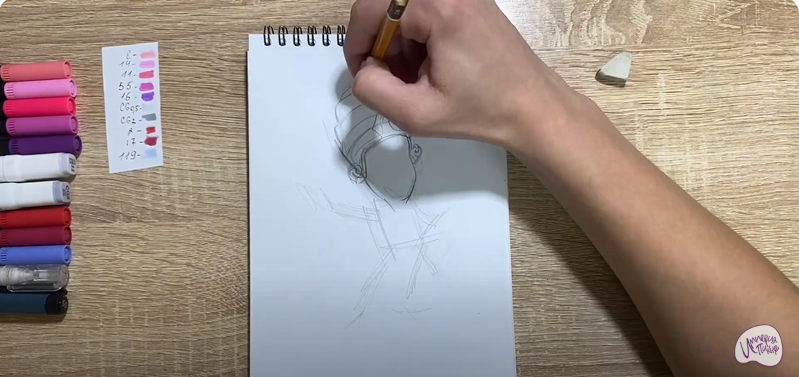 Рисуем Мася из "Фиксиков"