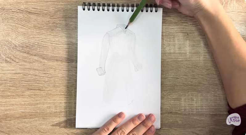 Рисуем Кафтан