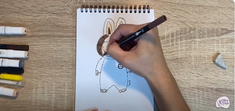 Рисуем Лабубу