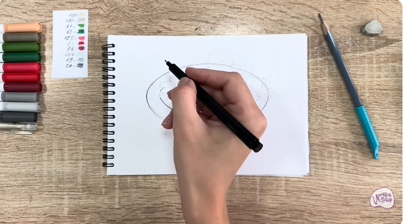 Рисуем Лобио по-грузински