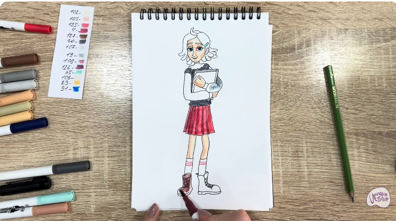 Рисуем Рина Винилион из" Доктор Динозавров"