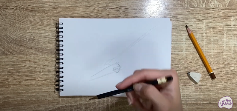 Рисуем Подкатной домкрат