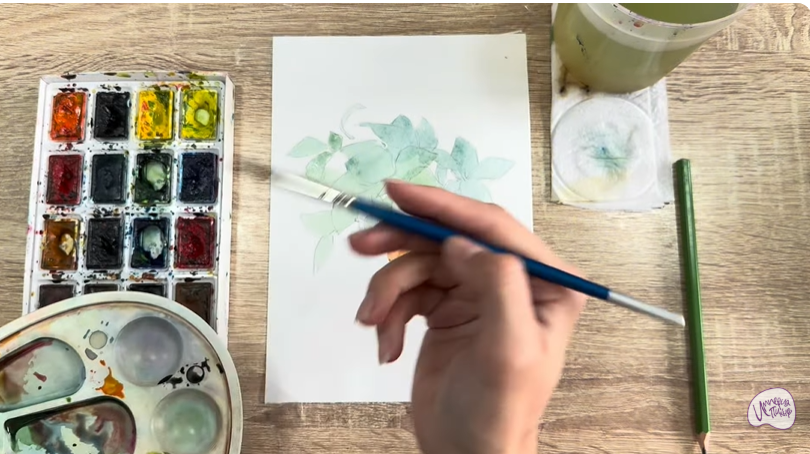 Рисуем Традесканция