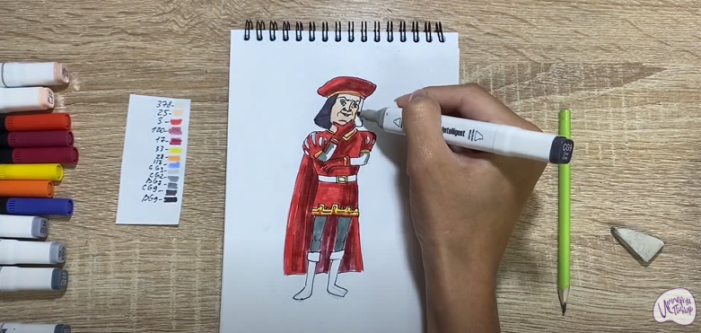 Рисуем Лорд Фаркуад из "Шрека"