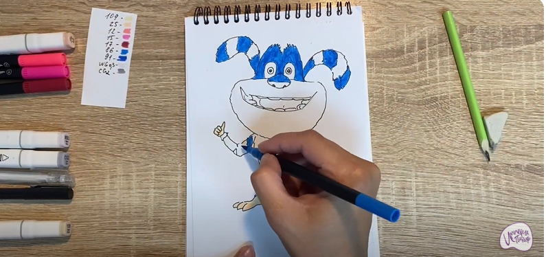 Рисуем Ози из "Финник"