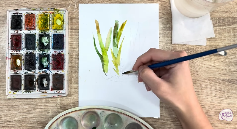 Рисуем Аир болотный