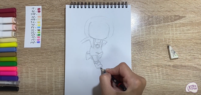Рисуем Флора из "Команда Флоры"