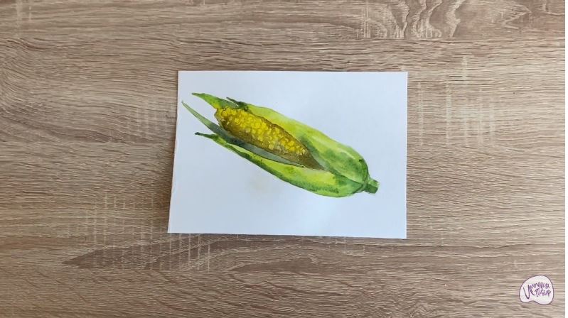 Рисуем Кукуруза