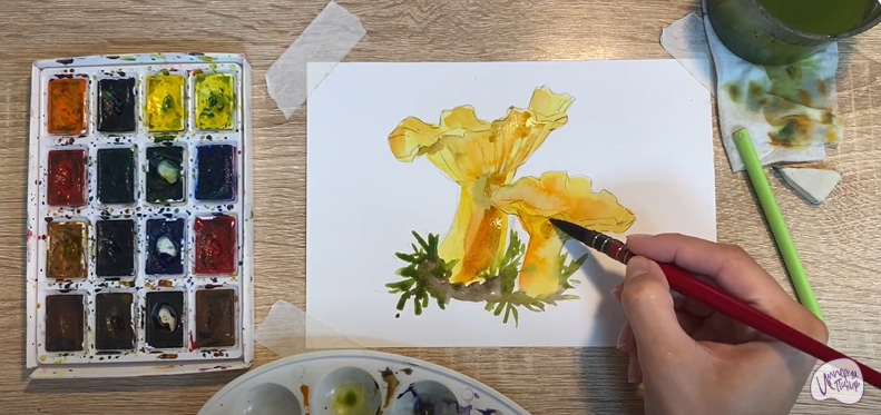 Рисуем Лисички