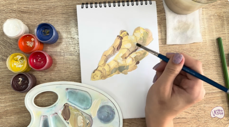 Рисуем Имбирь