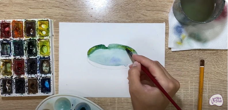 Рисуем Кувшинка