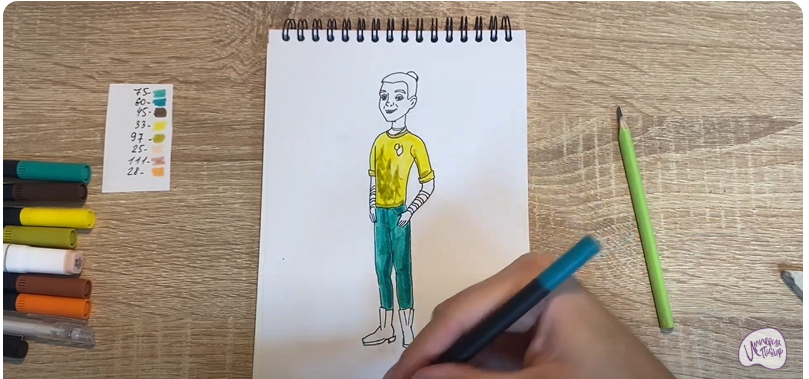 Рисуем Васко из "Царевны"