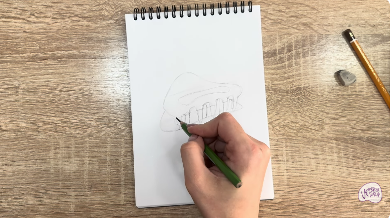 Рисуем Заколка-краб