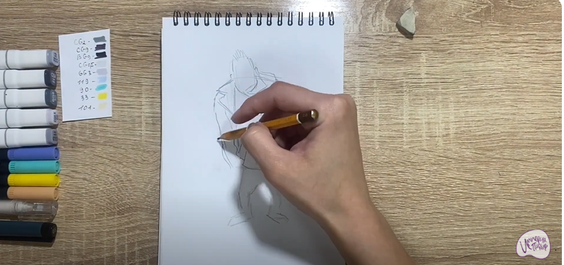 Рисуем Джинни из "Зверопой"