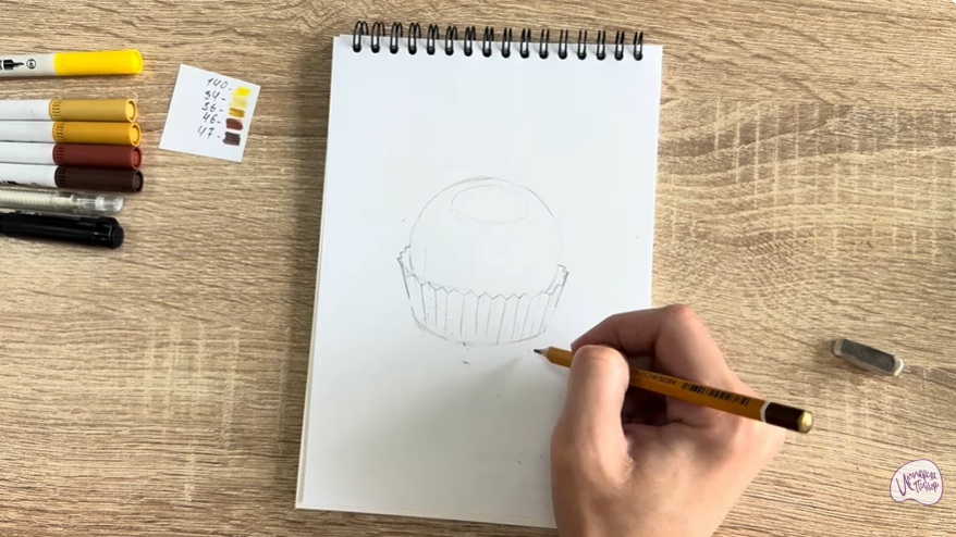 Рисуем Конфета Ферреро