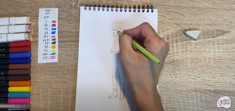 Рисуем Даша из "Царевны"