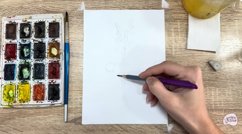 Рисуем Яснотка