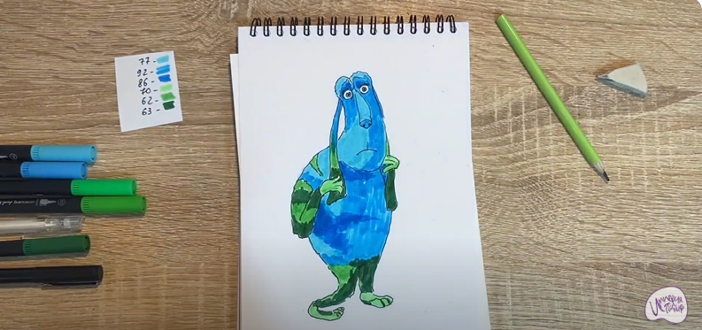 Рисуем Маффин из "Финник"
