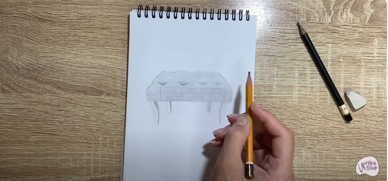 Рисуем Банкетка