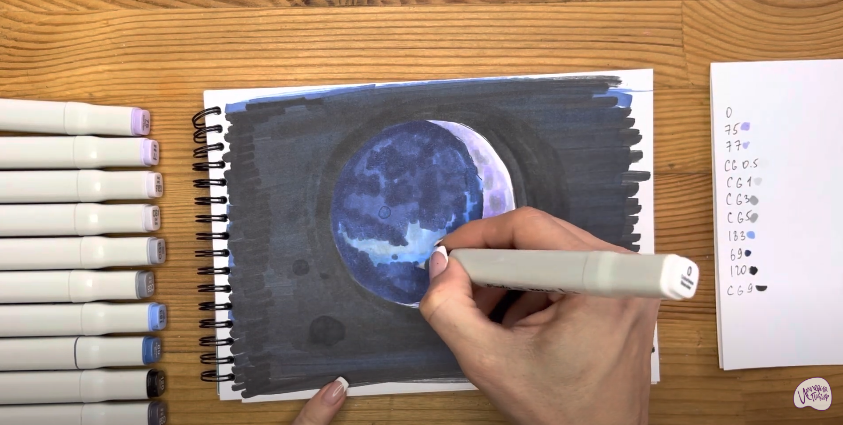 Рисуем Луна