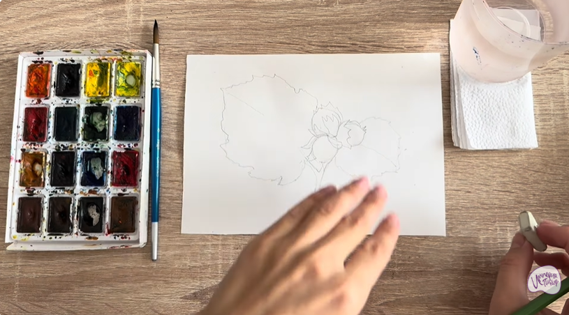 Рисуем Лещина