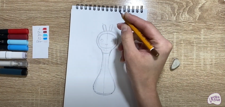Рисуем Игрушка "Умный зайка"