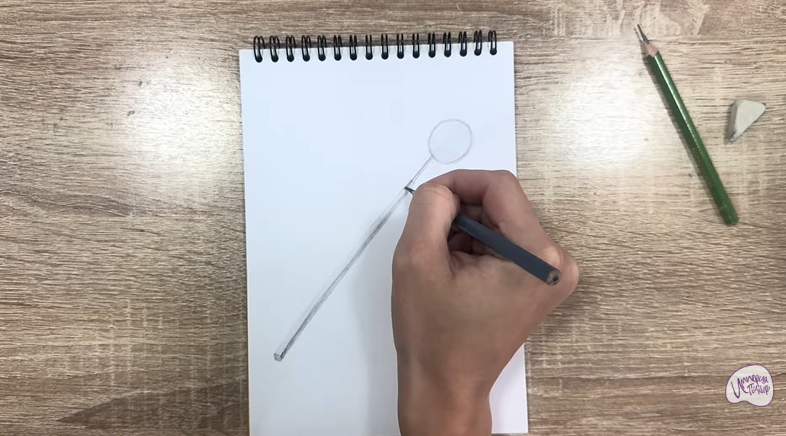 Рисуем Стоматологическое зеркало