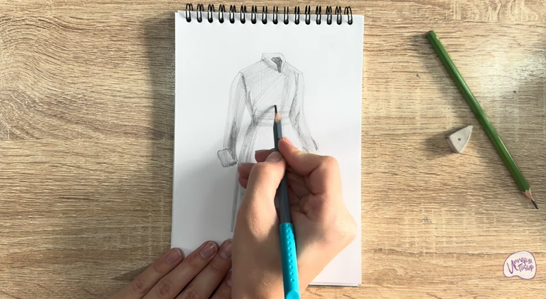 Рисуем Кафтан