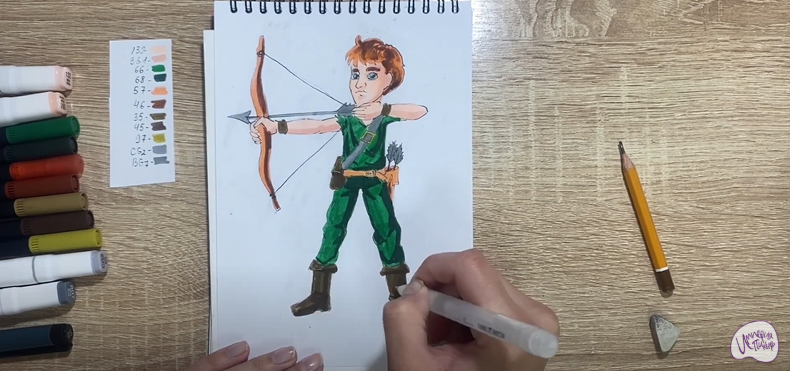Рисуем Лучник