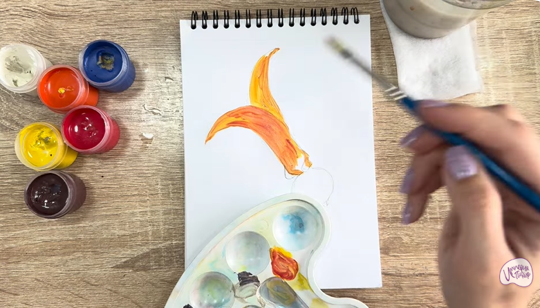 Рисуем Диптерокарпус