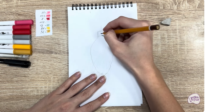 Рисуем Ёлочная игрушка