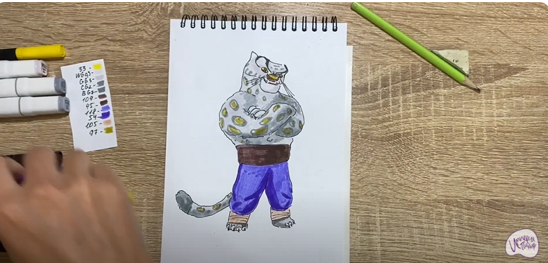 Рисуем Тай Лунг