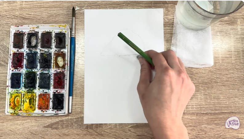 Рисуем Колпак кольчатый