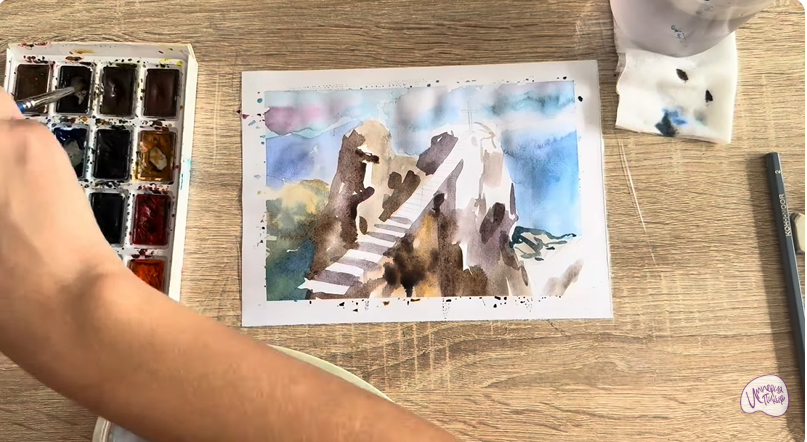 Рисуем Гора Ай-Петри