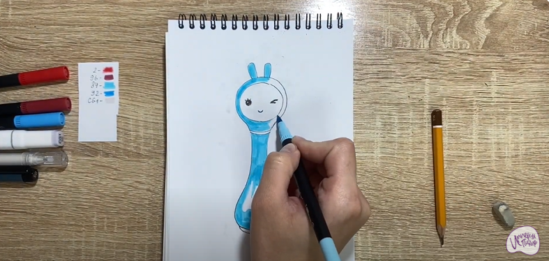 Рисуем Игрушка "Умный зайка"