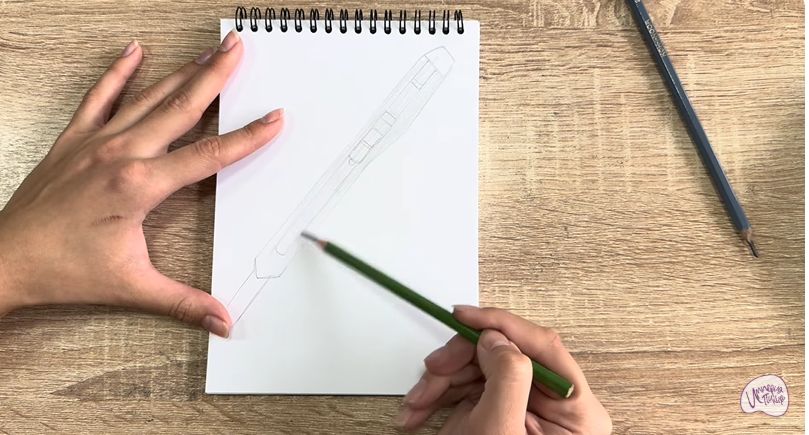 Рисуем Канцелярский нож