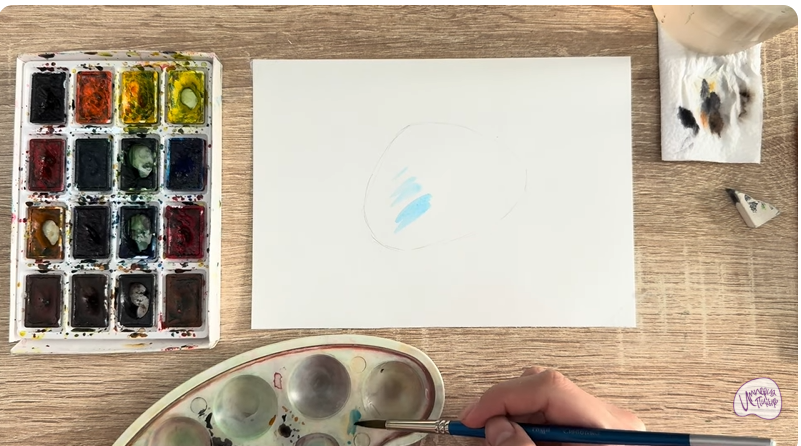 Рисуем Лунный камень