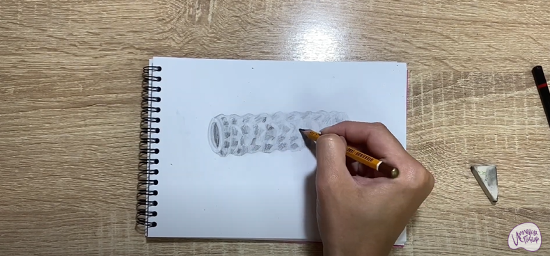 Рисуем Ролик массажный