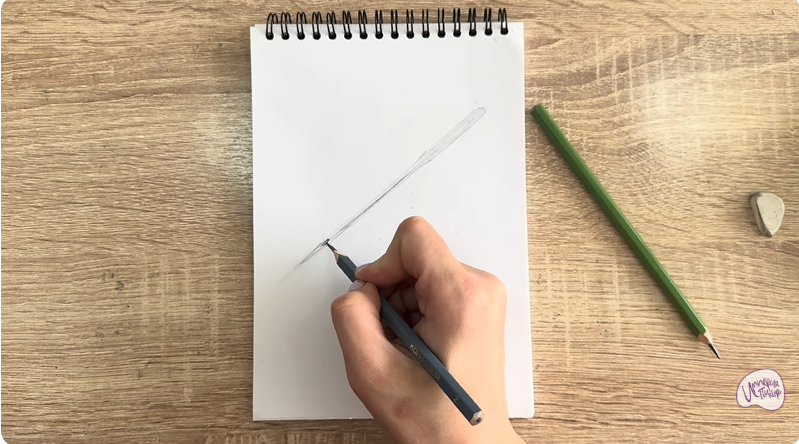 Рисуем Игла для швейной машинки