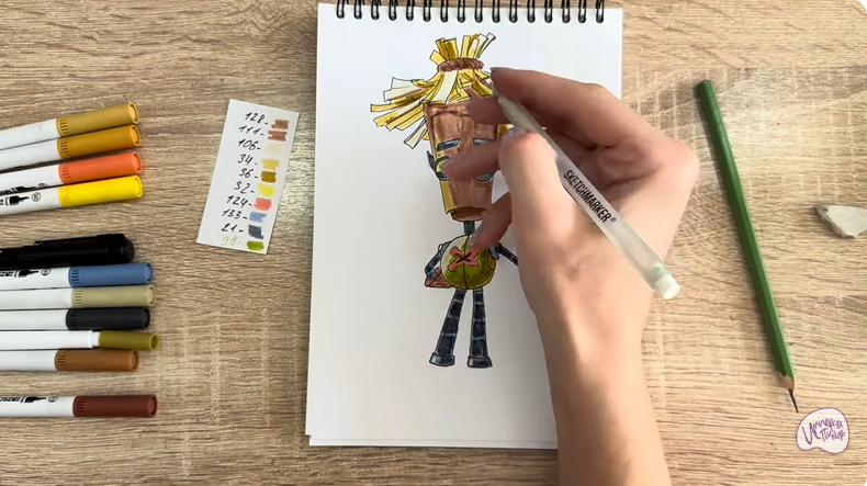 Рисуем Баквит из "Герои Энвелла"