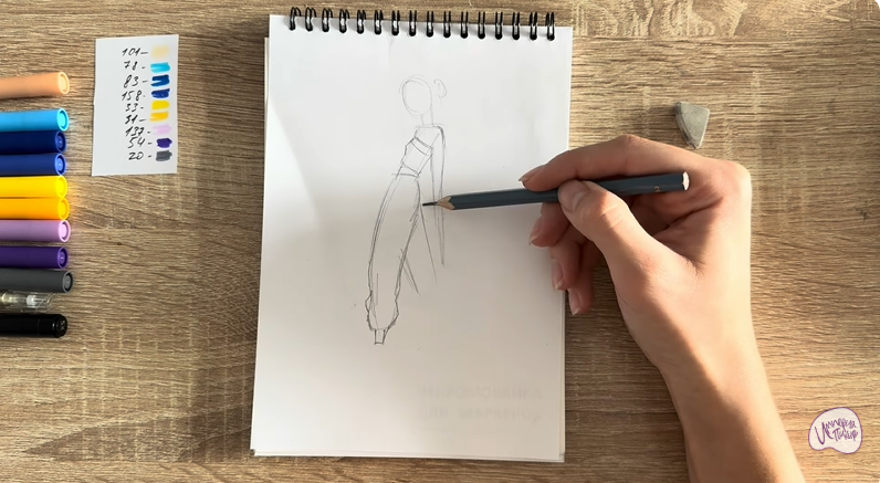 Рисуем Зои из "Кейпоп"