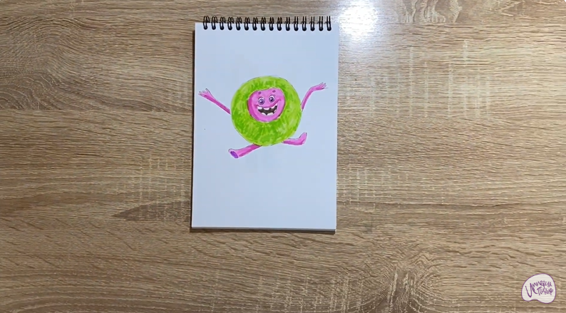 Рисуем Бублик из "Геройчики"