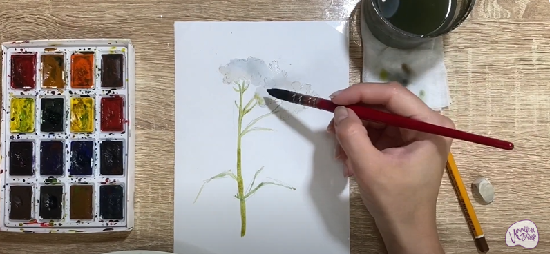 Рисуем Тысячелистник