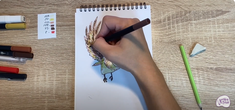 Рисуем Сова из "Царевны"
