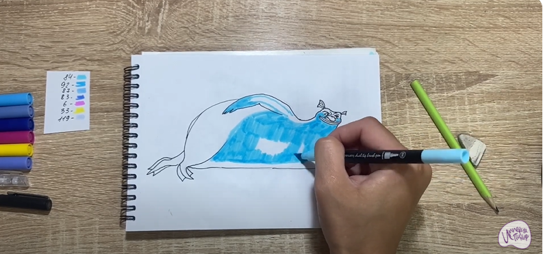 Рисуем Водяной из "Кощей. Начало"