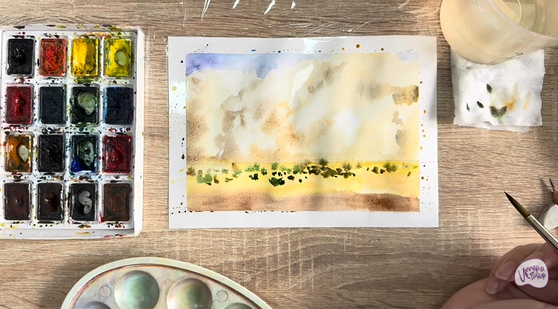 Рисуем Песчаная буря