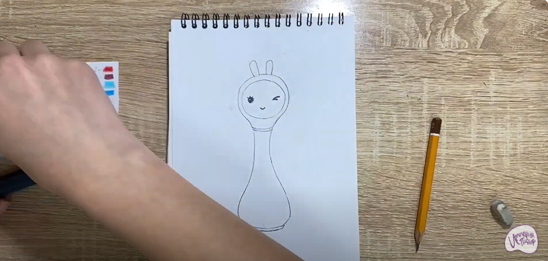 Рисуем Игрушка "Умный зайка"