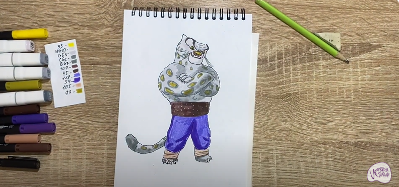 Рисуем Тай Лунг
