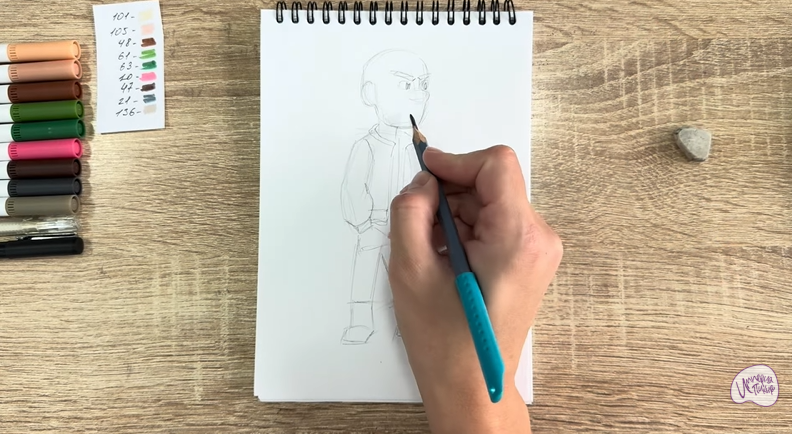 Рисуем Вик из "Побег из будущего"