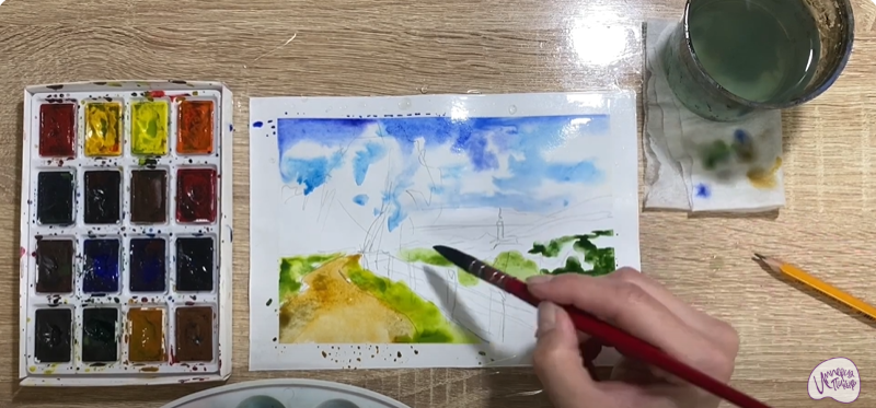 Рисуем Плёс